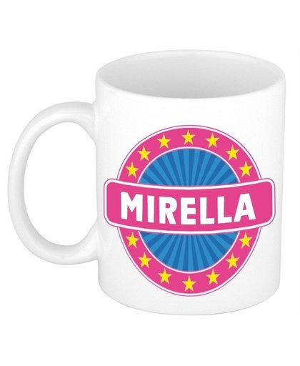 Mirella naam koffie mok / beker 300 ml Multi