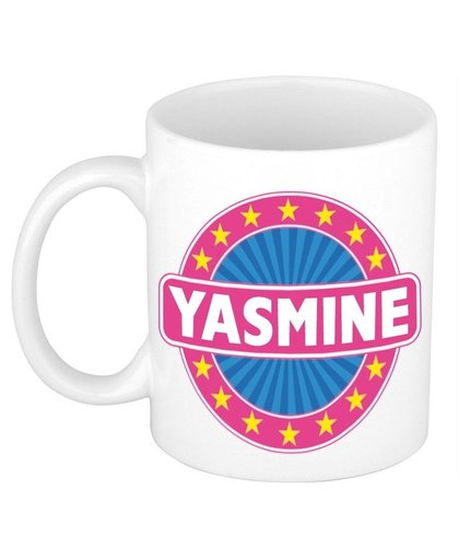 Yasmine naam koffie mok / beker 300 ml Multi