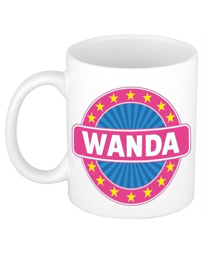 Wanda naam koffie mok / beker 300 ml Multi
