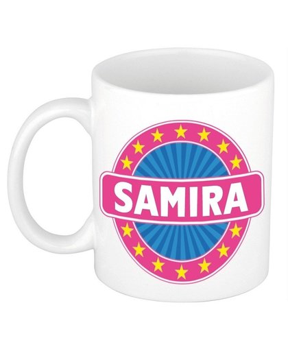 Samira naam koffie mok / beker 300 ml Multi