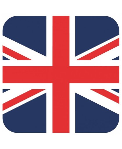 Bierviltjes Groot Brittannie vlag vierkant 15 st Multi