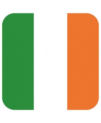 Bierviltjes Ierse vlag vierkant 15 st Multi