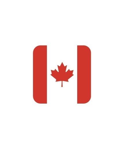 Bierviltjes Canadese vlag vierkant 15 st Multi