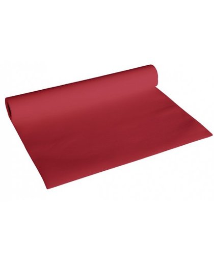 Luxe bordeaux kleur tafelloper Rood