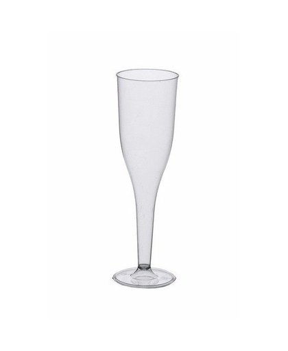 Champagne glazen van polystyreen10 stuks Multi