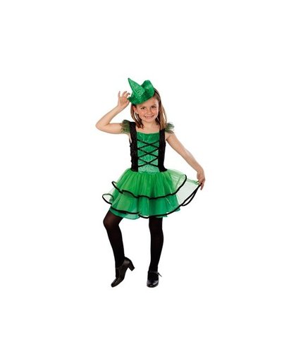 Halloween - Groen heksenjurkje voor meisjes 130-140 (10-12 jaar) Multi