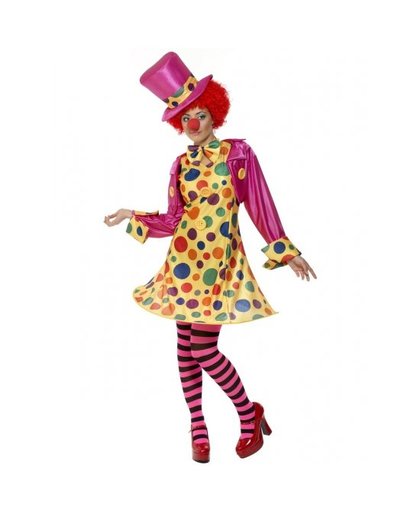 Clowns kostuum voor dames 32-34 (XS) Multi