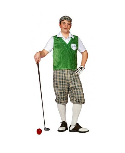 Golf speler kostuum voor heren 50 (M) Multi