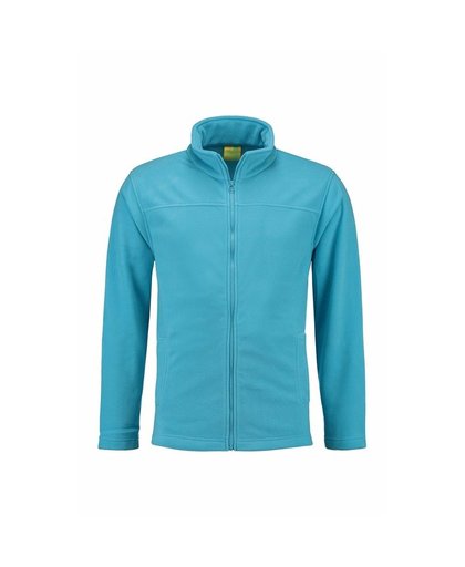 Turquoise fleece vest met rits voor volwassenen L (40/52) Turquoise