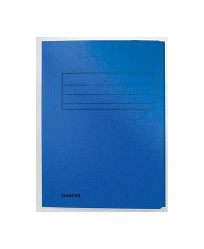 Dossiermap 24 x 35 cm blauw Blauw
