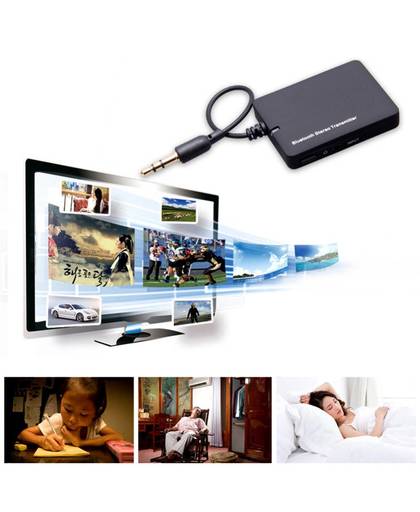 DL-LINK 3.5mm Mini Bluetooth Audio Zender A2DP Stereo Zender Transmite Dongle Adapter voor TV iPod Mp3 Mp4 PC