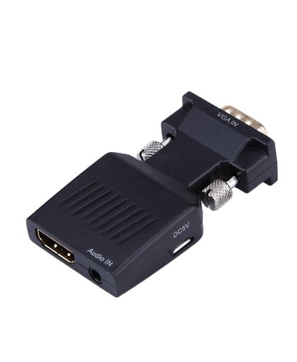 VGA naar HDMI 1080 P Converter Adapter VGA HDMI Man-vrouw Video Audio Converter Box Adapter Connector Voor HDTV DVD PC Laptop