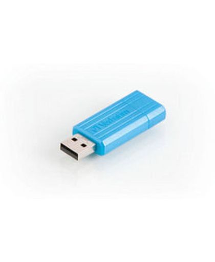 Verbatim PinStripe USB flash drive 32 GB 2.0 USB-Type-A-aansluiting Blauw