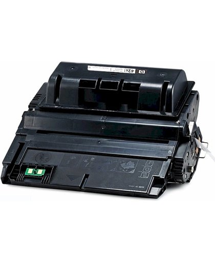 Merkloos – Inktcartridge / Alternatief voor de Vervanger voor HP toner 42X (Q5942X) Zwart XL