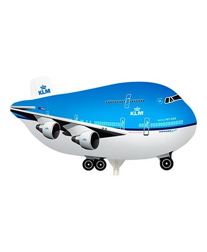 Mini Ffguurballon KLM vliegtuig