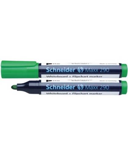 schneiders Viltstift Schneider 290 whiteboard rond groen 2-3mm