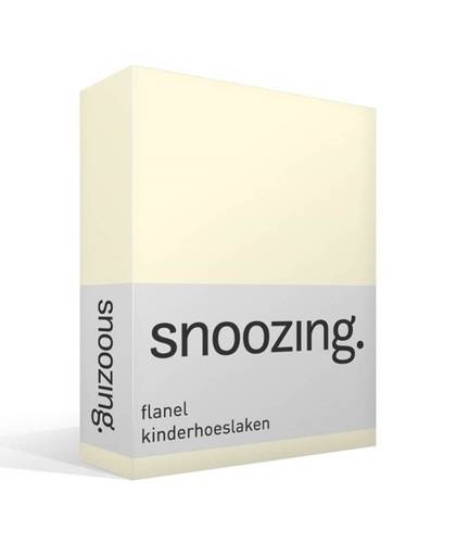 Snoozing flanel kinderhoeslaken Junior (70x140/150 cm)