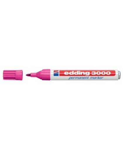 edding Viltstift edding 3000 rond roze 1.5-3mm