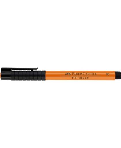 Faber Castell Tekenstift Fc Pitt Artist Pen Brush 113 Oranje Glanzend