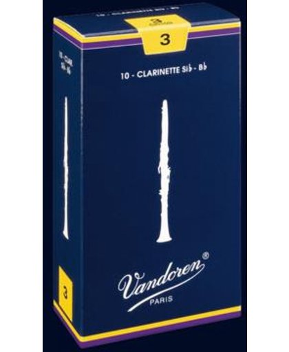 Vandoren Traditional rieten Bb-klarinet 3, 10 stuks