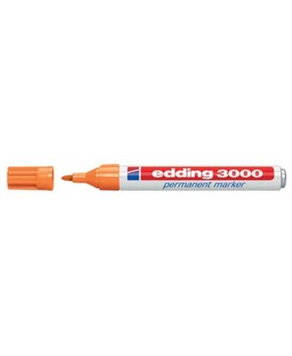 edding Viltstift edding 3000 rond oranje 1.5-3mm