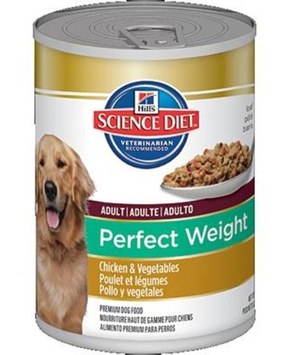 hill s science plan Hill&#39;s Science Plan Adult Perfect Weight Hondenvoer - 6 x 363 g