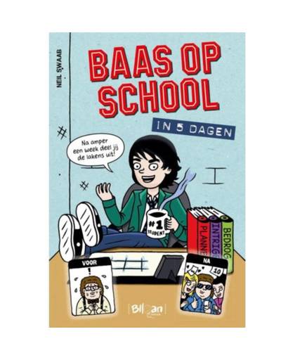 Kinderboeken leesboek Baas op school in 5 dagen