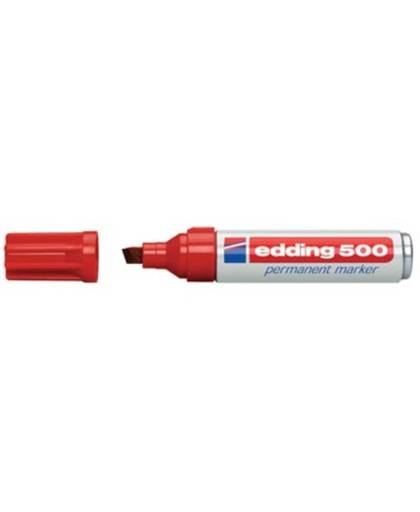 edding Viltstift edding 500 schuin rood 2-7mm