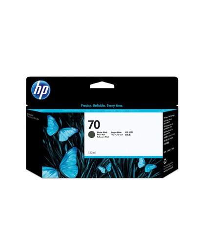 HP 70 matzwarte DesignJet , 130 ml inktcartridge