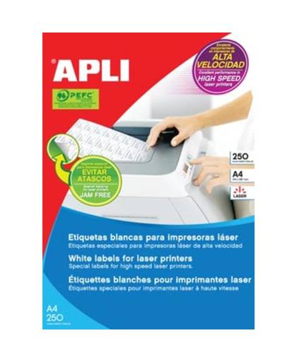 Apli Laserprinter Etiketten 70x35 Mm