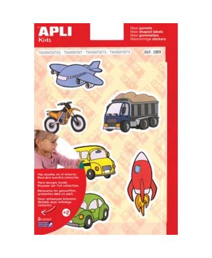 Apli Theme Stickers Xl Transport 2v