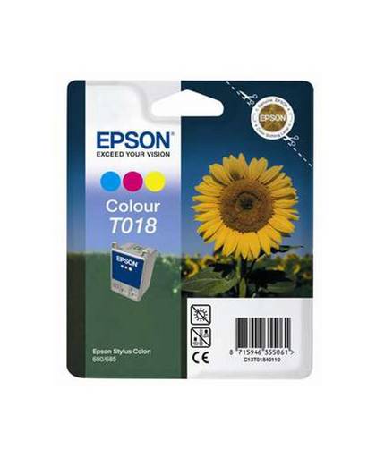 Epson inktpatroon kleur T018 inktcartridge
