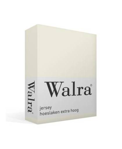 Walra jersey hoeslaken extra hoog - 1-persoons (90/100x200/220 cm)