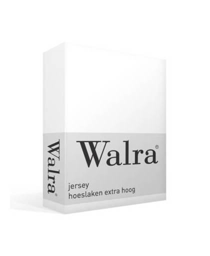 Walra jersey hoeslaken extra hoog - 1-persoons (90/100x200/220 cm)