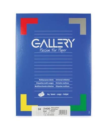 Gallery Witte Etiketten 70x37 Mm