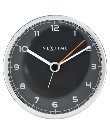NeXtime Company Alarm tafelklok zwart - NeXtime