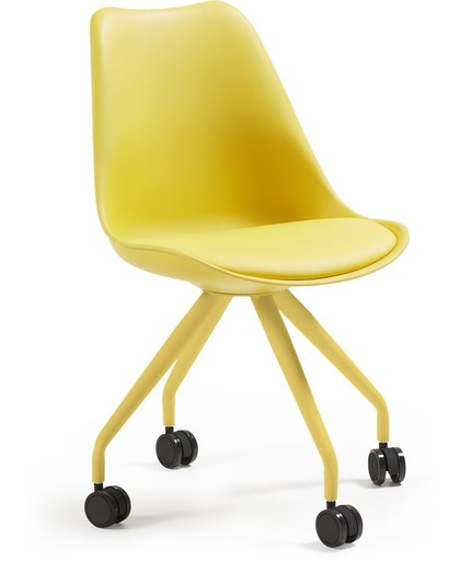 LaForma Lars bureaustoel geel - LaForma