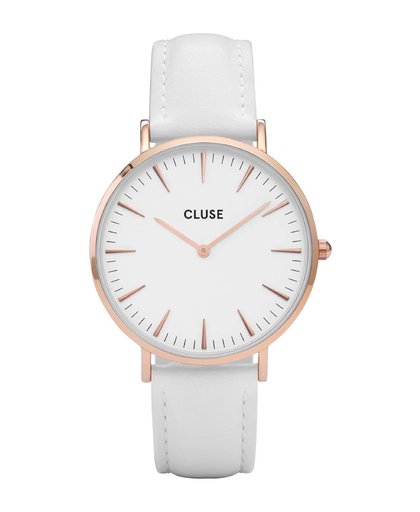CLUSE-Horloges-La Boheme Rose Gold White-