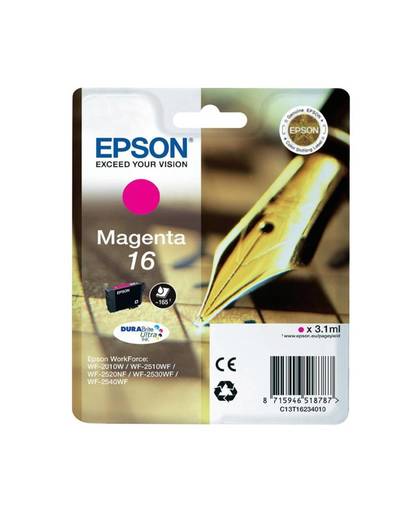 Epson Singlepack Magenta 16 DURABrite Ultra Ink inktcartridge