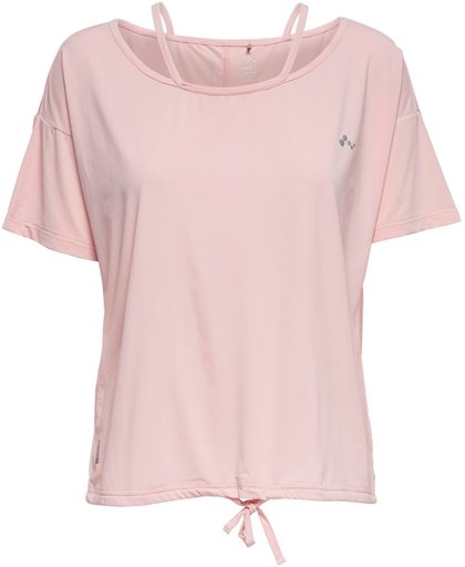 ONLY Curvy Sport Shirt Dames Roze