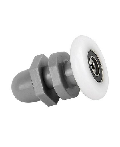 MyXL Goedkope grijze kleur enkele rechte plastic douchedeur rollers voor douche kamer&#39;