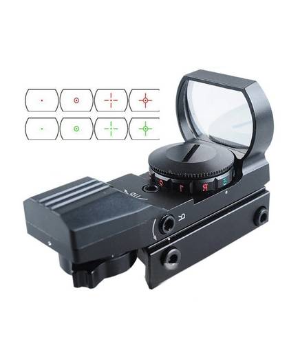MyXL Optics Riflescopes Jacht Tactische Holografische Scope 11mm Of 20mm Rood/Groen Dot Sight Glas Gericht Waterdicht Anti-shock Zoeken