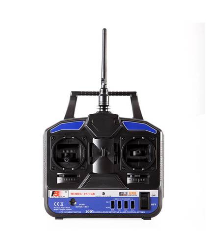 MyXL Originele FlySky FS-T4B 2.4G 4CH Radio Control RC Zender & RC Ontvanger voor RC Vliegtuig Onderdelen
