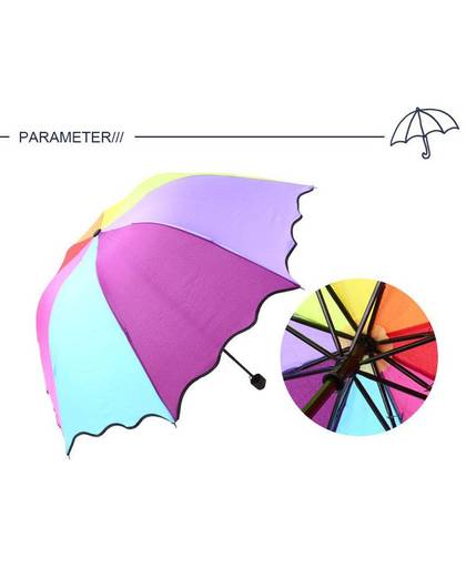 MyXL Kinderen Paraplu Kleurrijke Parasol Regenboog Vouwen kinderen Paraplu Kids Regen Bescherming guarda chuva paraguas parapluie