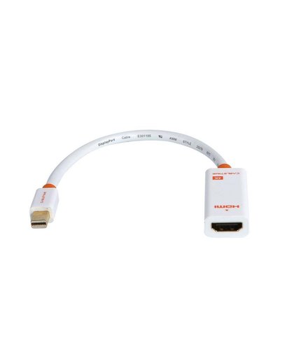 MyXL Cabletime Thunderbolt Mini DP Naar HDMI Mannelijke-Vrouwelijke 4 K Kabel Mini Display poort om Adapter voor PC Macbook Pro Lenovo 4 k N020   CABLETIMES