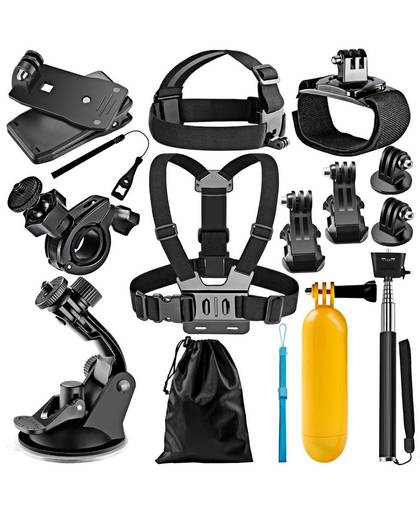 MyXL Neewer GoPro Accessoires Kit voor GoPro Hero4 Sessie Hero1 2 3 3 + 4 SJ4000 5000 6000 7000