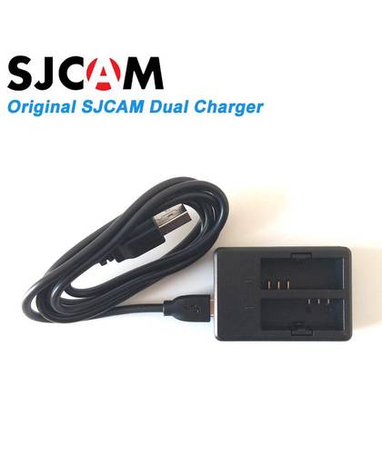 MyXL Originele SJCAM Batterij Dual Charger Met Usb-kabel Dual-slot voor SJ4000 Wifi SJ4000 + SJ5000X SJ5000 Plus M10 actie camera