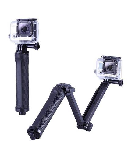 MyXL GoPro Monopod Inklapbare 3 Manier Monopod Mount Camera Grip Extension Arm Statief Stand voor Gopro Hero 6 5 4 3 3 + 2 1 SJ4000