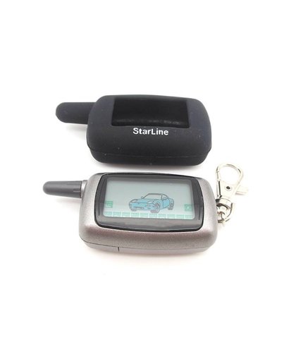 MyXL A9 LCD Afstandsbediening Sleutelhanger Voor Veiligheid Voertuig Twee Manier auto Alarm StarLine A9 Sleutelhanger alarmsysteem voor cars auto alarm