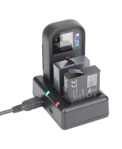 MyXL 3in1 Lader voor GoPro Hero 5 AHDBT-501 Batterij en WiFi Afstandsbediening Opladen